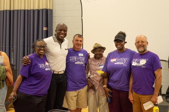 Mayor Yemi and participants of the Listening Tour