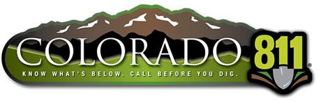 A logo for Colorado 811 that reads "Know what's below. Call before you dig."