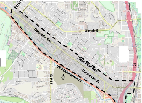 Midland Corridor Transportation Study Location