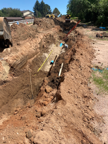 Waterline installation