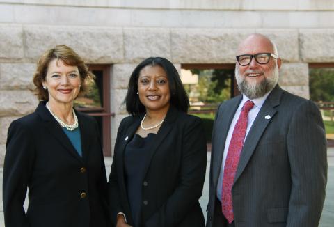 Sallie Clark, Danielle Summerville and Thomas Thompson