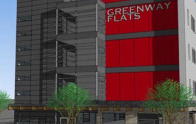 artist drawing of Greenway Flats