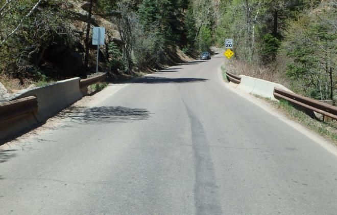 road through canyon