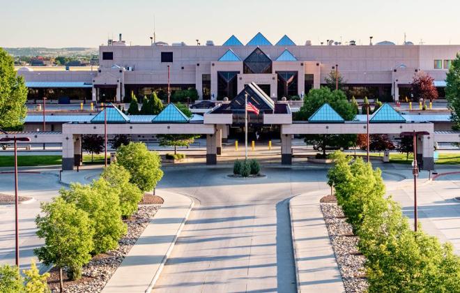 front of Colorado Springs airport