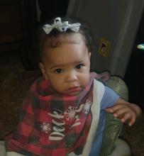 An image of 11-month-old Zelaya Rose Poma-Davis.